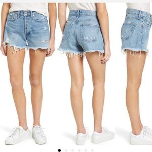 Agolde Parker denim shorts in Swapmeet wash size 30